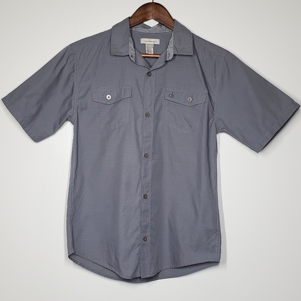 Calvin Klein Jeans Boy's Casual Button Down